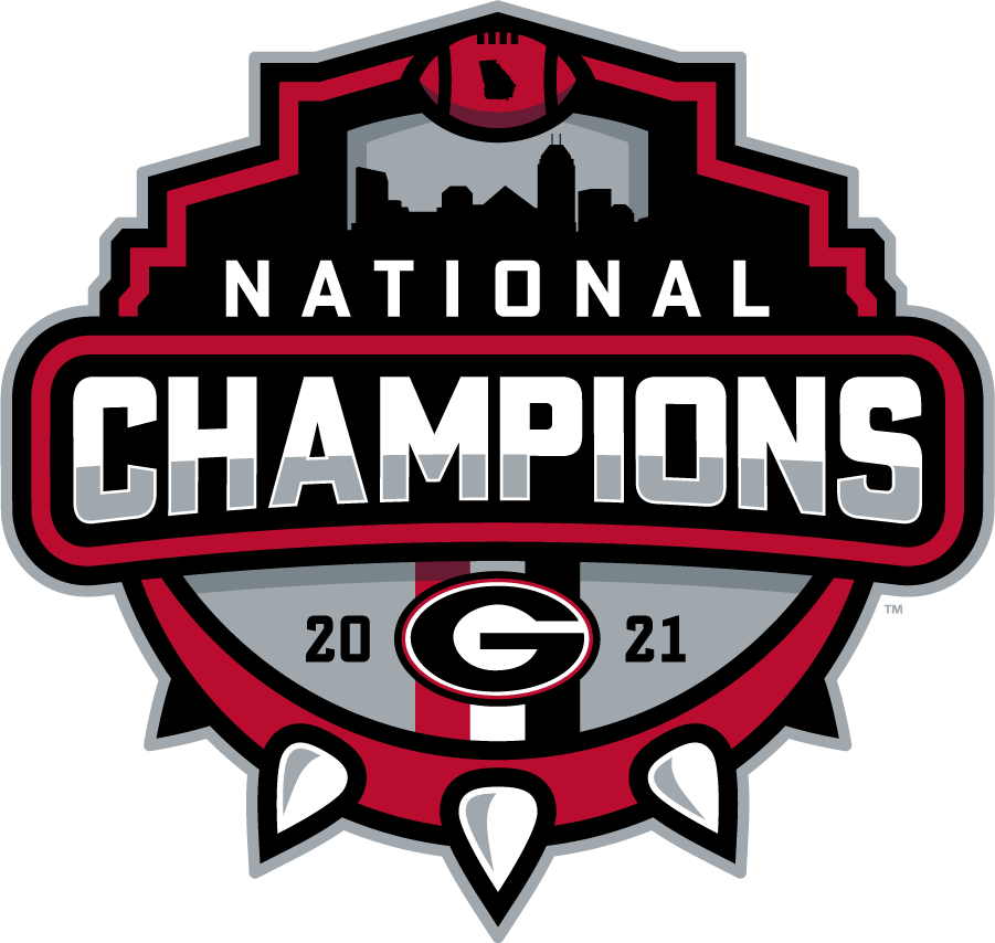 Georgia Bulldogs 2021 Champion Logo diy DTF decal sticker